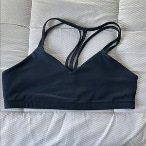 Beyond Yoga Blue Sparkly Sports Bra Size Medium